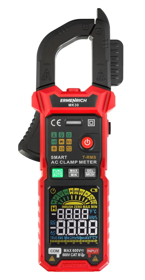 photograph Ermenrich Ping MK30 Digital Clamp Meter,  3