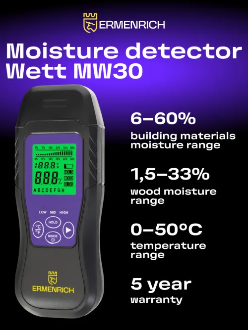 photograph Ermenrich Wett MW30 Moisture Detector,  7