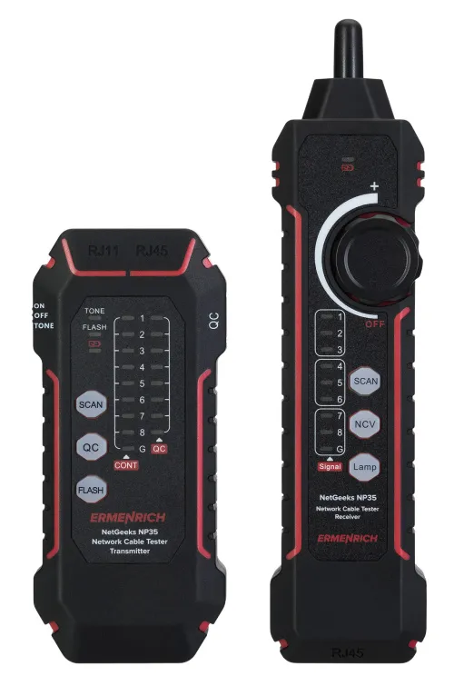 photograph Ermenrich NetGeeks NP35 Network Cable Tester,  3