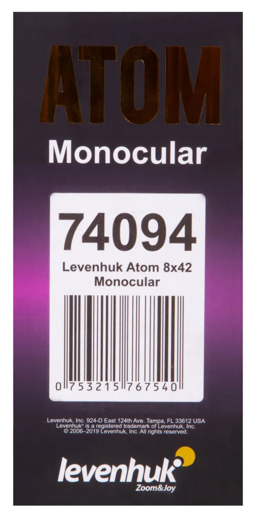 photo Levenhuk Atom 8x42 Monocular,  14