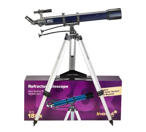 photograph Levenhuk New Skyline PLUS 90/900 AZ3 Telescope,  2