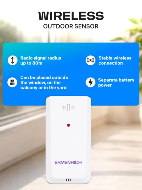 photograph Ermenrich Report WR60 Weather Station,  15