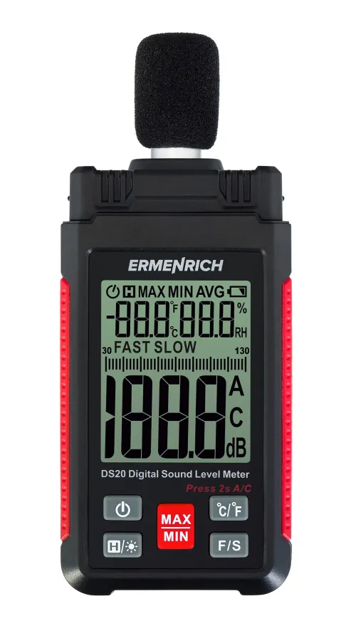 photo Ermenrich Seek DS20 Digital Sound Level Meter,  6