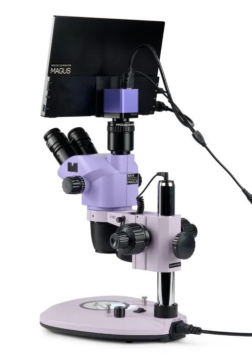 photograph MAGUS Stereo D8T LCD BASE Digital Stereomicroscope,  6