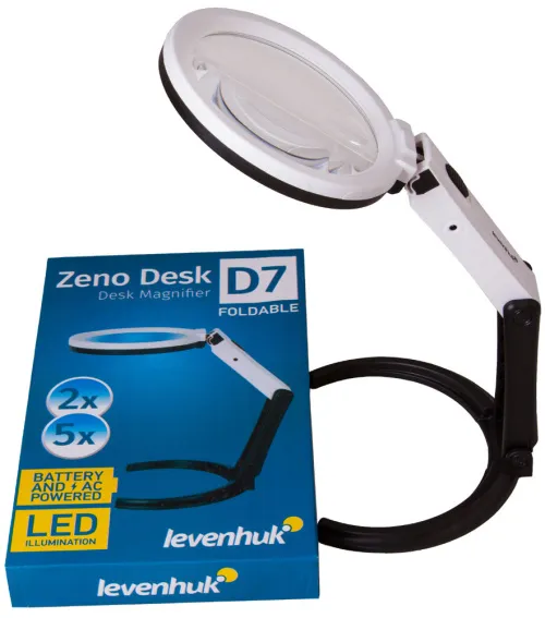 photograph Levenhuk Zeno Desk D7 Magnifier,  3