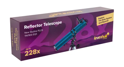 photograph Levenhuk New Skyline PLUS 114/900 EQ1 Telescope,  13