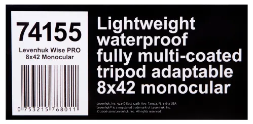 image Levenhuk Wise PRO 8x42 Monocular,  14