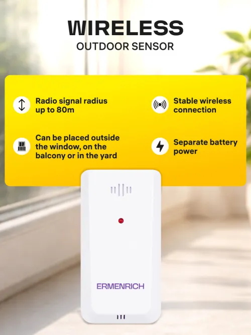 photo Ermenrich Report WR30 Weather Station,  15