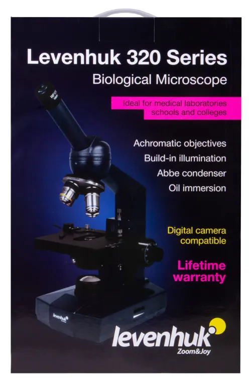photograph Levenhuk 320 PLUS Biological Monocular Microscope - Exhibition Item,  18
