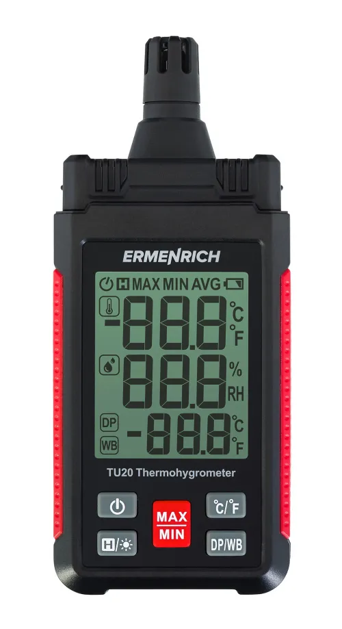 photograph Ermenrich Wett TU20 Thermohygrometer,  6