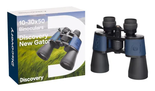 photograph Levenhuk Discovery New Gator 10–30x50 Binoculars,  5