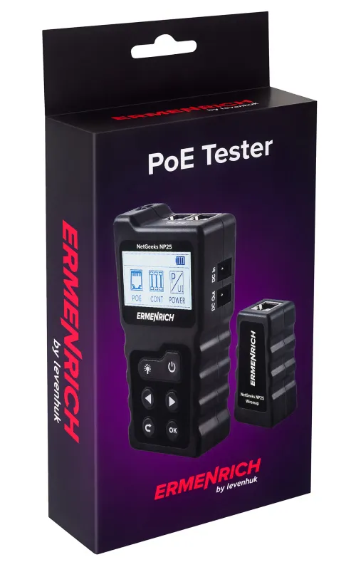 photograph Ermenrich NetGeeks NP25 PoE Tester,  10
