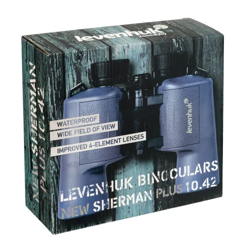 photo Levenhuk New Sherman PLUS 10x42 Binoculars,  13