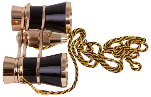 photo Levenhuk Broadway 325F Opera Glasses (with LED light and chain),  6