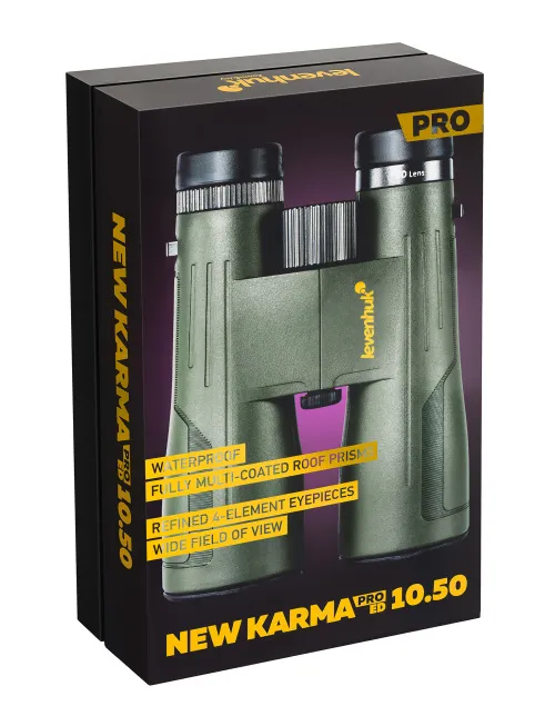 image Levenhuk New Karma PRO ED 10x50 Binoculars,  13