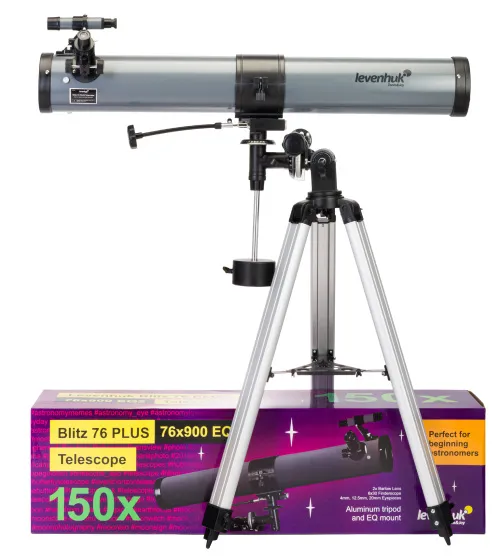 photograph Levenhuk Blitz 76 PLUS Telescope,  2