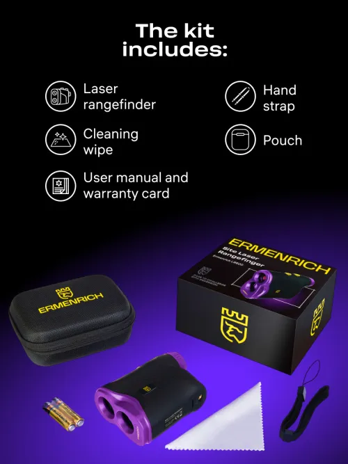 picture Ermenrich LR600 Site Laser Rangefinder, black,  15