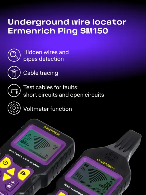 photo Ermenrich Ping SM150 Underground Wire Locator,  12