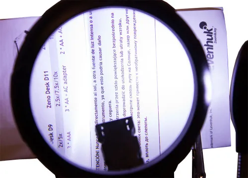 photo Levenhuk Zeno Desk D11 Magnifier - Exhibition Item,  15