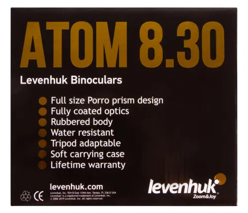 image Levenhuk Atom 8x30 Binoculars,  15