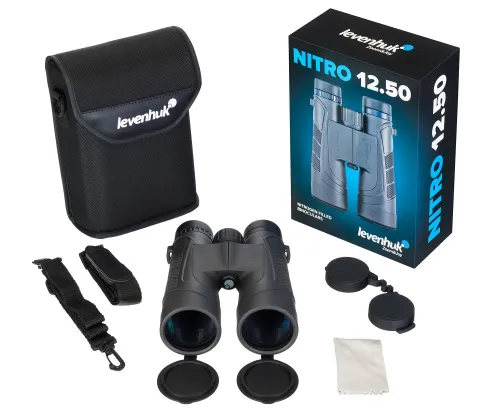 photo Levenhuk Nitro 12x50 Binoculars - Exhibition Item,  3