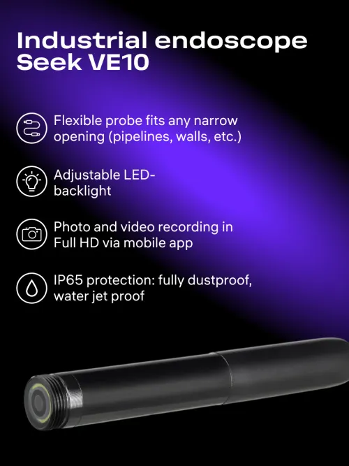 picture Ermenrich Seek VE10 Industrial Endoscope,  10