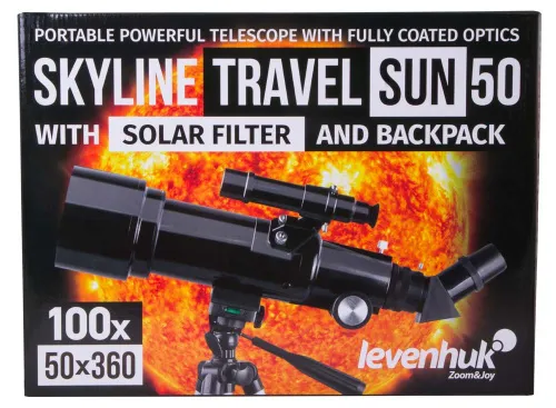 picture Levenhuk Skyline Travel Sun 50 Telescope,  16