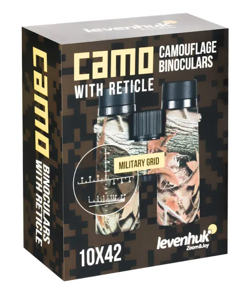 photo Levenhuk Camo 10x42 Binoculars with Reticle,  14