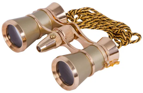 photo Levenhuk Broadway 325F Opera Glasses (with LED light and chain),  4