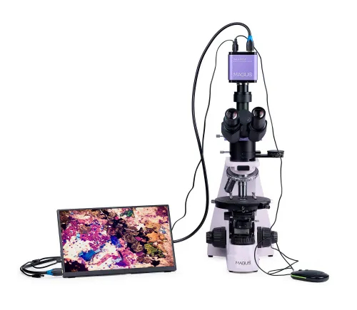 image MAGUS Pol D800 LCD Polarizing Digital Microscope,  6