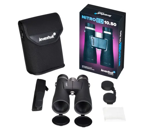 image Levenhuk Nitro ED 10x50 Binoculars,  3