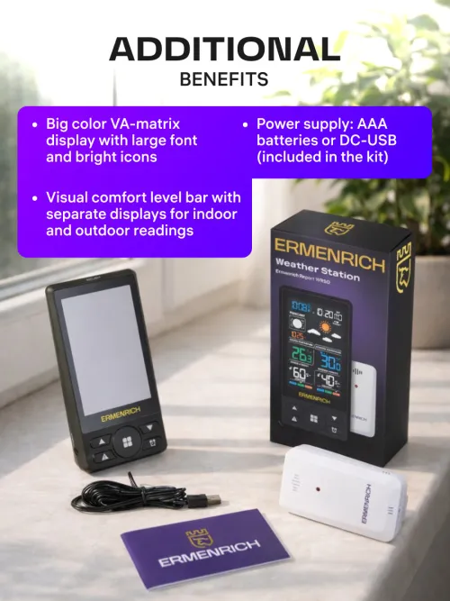 photograph Ermenrich Report WR50 Weather Station,  17