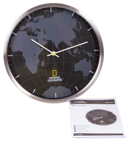 photograph Bresser National Geographic Wall Clock 30cm - Exhibition Item,  6
