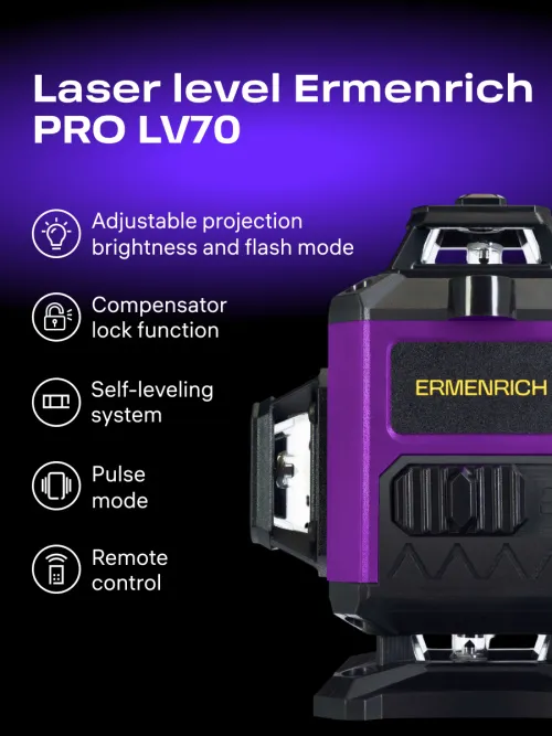 image Ermenrich PRO LN35 Laser Level,  13