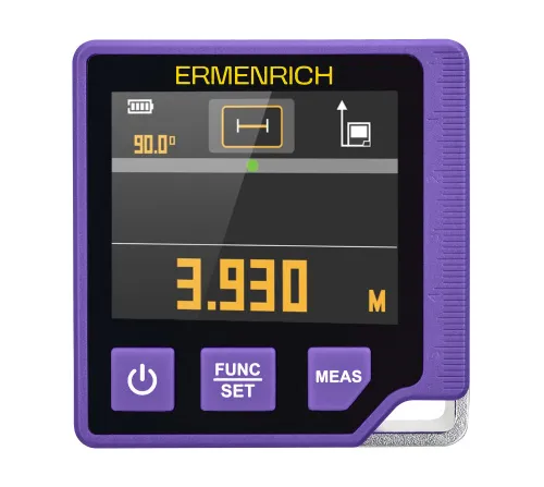 photograph Ermenrich Verk LQ60 3-in-1 Digital Level with Laser Meter,  4