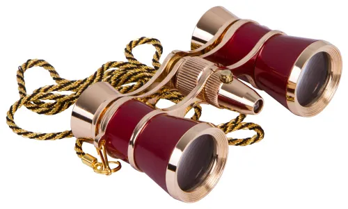 photo Levenhuk Broadway 325F Opera Glasses (with LED light and chain),  7