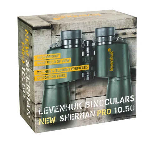 photograph Levenhuk New Sherman PRO 10x50 Binoculars,  13