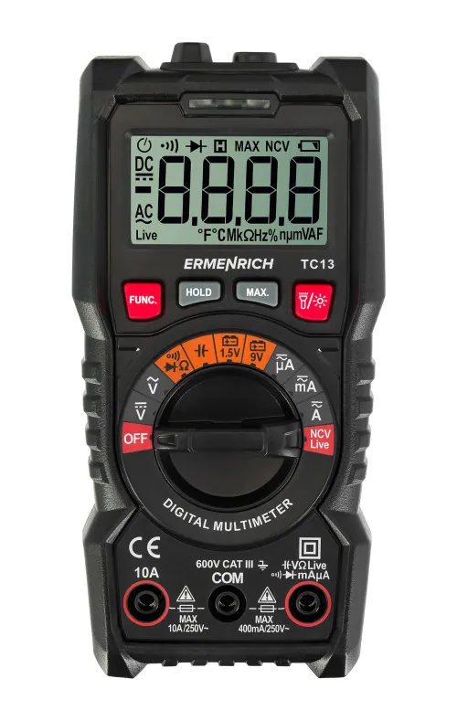 photograph Ermenrich Zing TC13 Digital Multimeter,  2