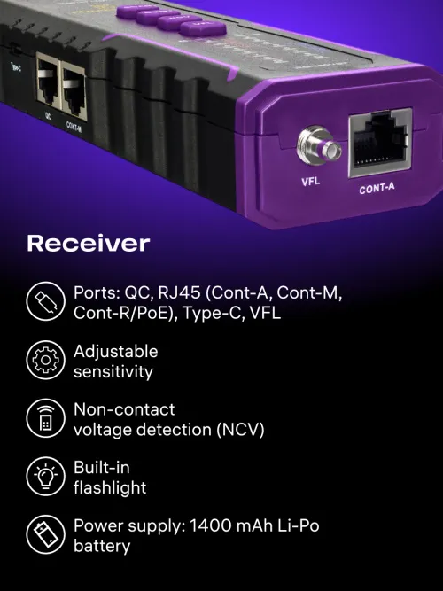 photo Ermenrich NetGeeks NP45 Multifunctional Cable Tester,  16