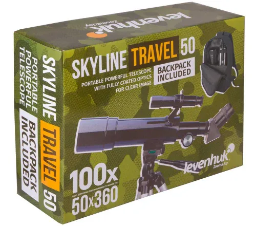 photo Levenhuk Skyline Travel 50 Telescope,  15