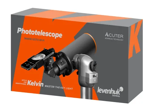 image Levenhuk Kelvin MAK90 AZ GOTO Wi-Fi Phototelescope,  9