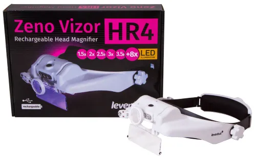 picture Levenhuk Zeno Vizor HR4 Head Rechargeable Magnifier,  10