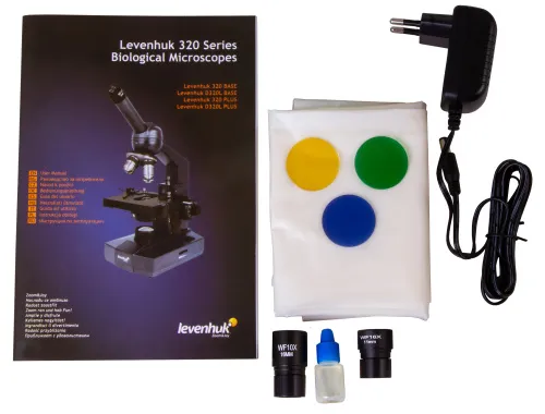 photograph Levenhuk 320 PLUS Biological Monocular Microscope - Exhibition Item,  15