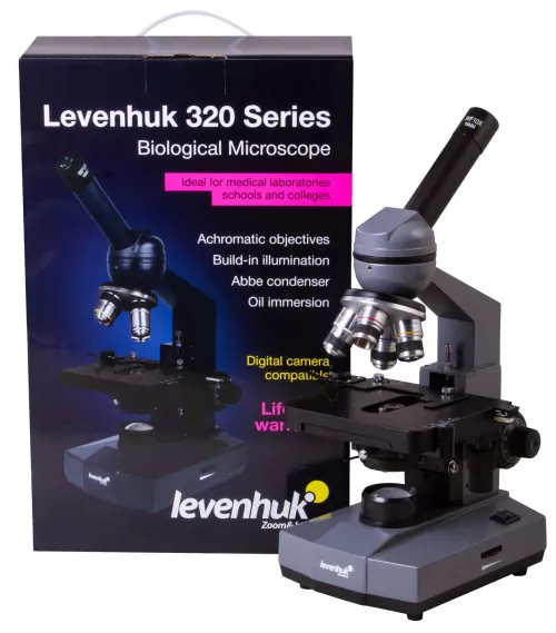 photograph Levenhuk 320 BASE Biological Monocular Microscope,  16
