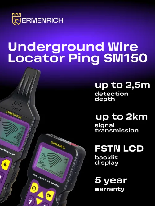 photo Ermenrich Ping SM150 Underground Wire Locator,  11