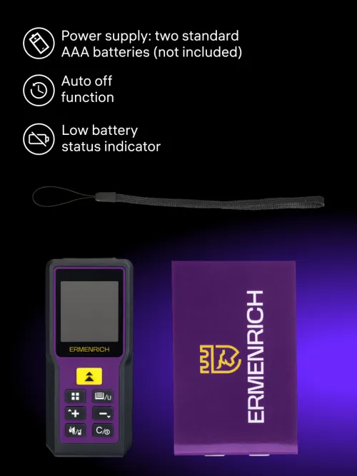 photograph Ermenrich Reel PRO GM60 Laser Meter,  10
