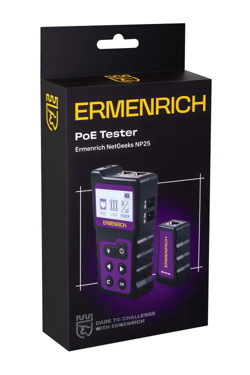 image Ermenrich NetGeeks NP25 PoE Tester,  11