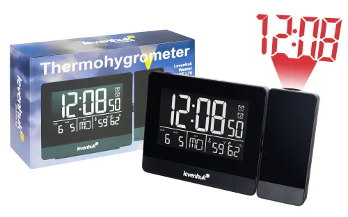 picture Levenhuk Wezzer BASE L70 Thermometer with projector and clock,  2