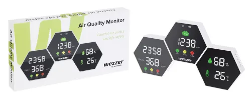 photograph Levenhuk Wezzer Air PRO DM50 Air Quality Monitor,  3