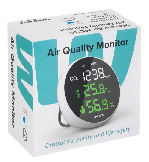 image Levenhuk Wezzer Air MC30 Air Quality Monitor,  7